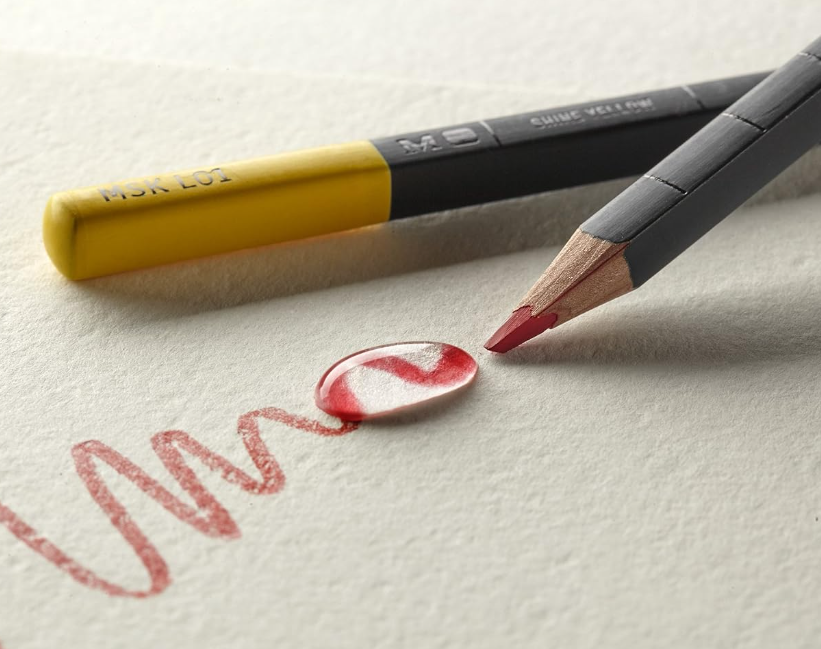 Astuccio metallo da 12 matite colorate acquerellabili