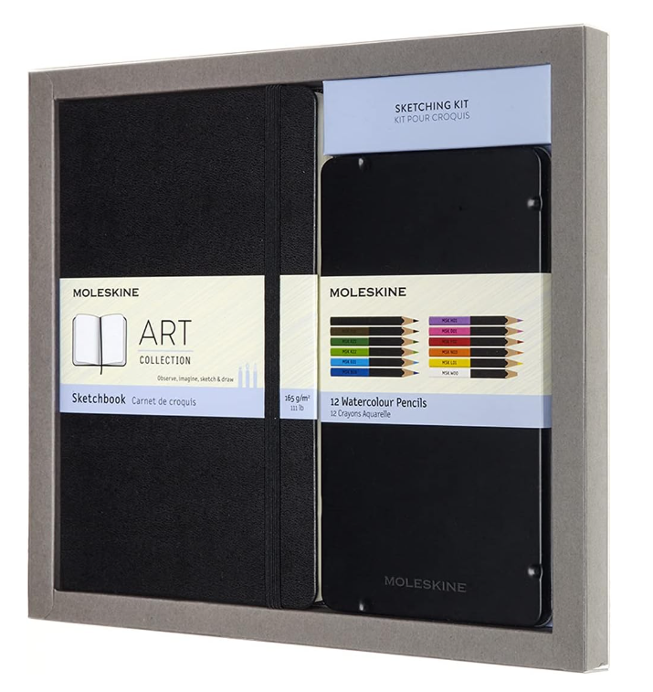 Sketchbook + 12 matite color acquerellabili