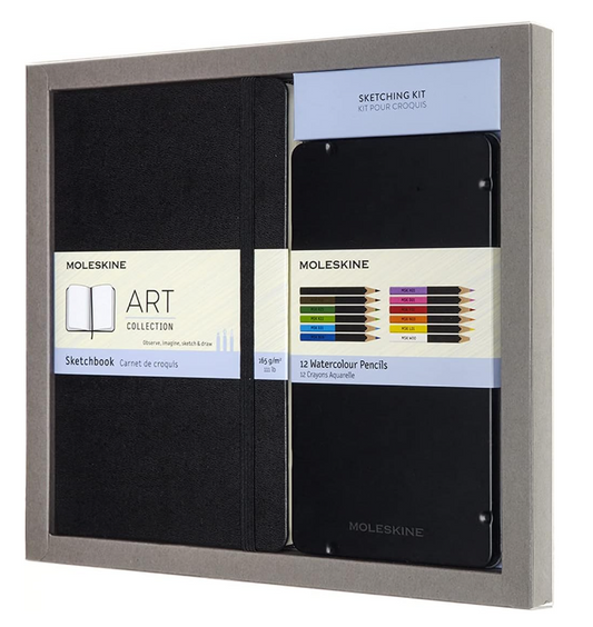 Sketchbook + 12 matite color acquerellabili