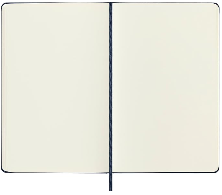 Taccuino Large Rigido Pagina Bianca Blu Zaffiro