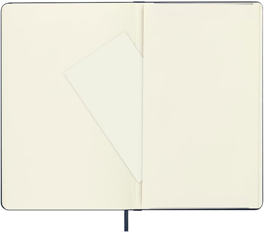 Taccuino Large Rigido Pagina Bianca Blu Zaffiro