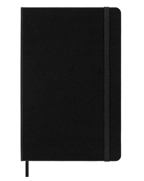 Taccuino Large Rigido Pagina Bianca Nero