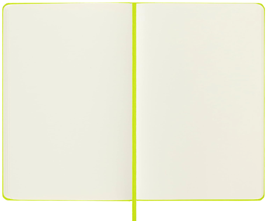Taccuino Large Rigido Pagina Bianca Verde Lime