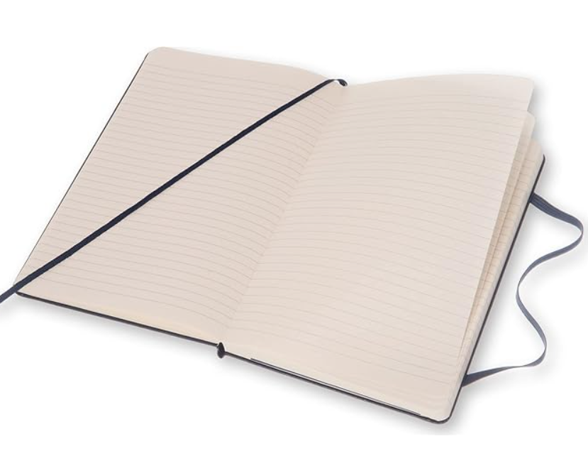 Taccuino Large Rigido Pagina Rigata Blu Zaffiro