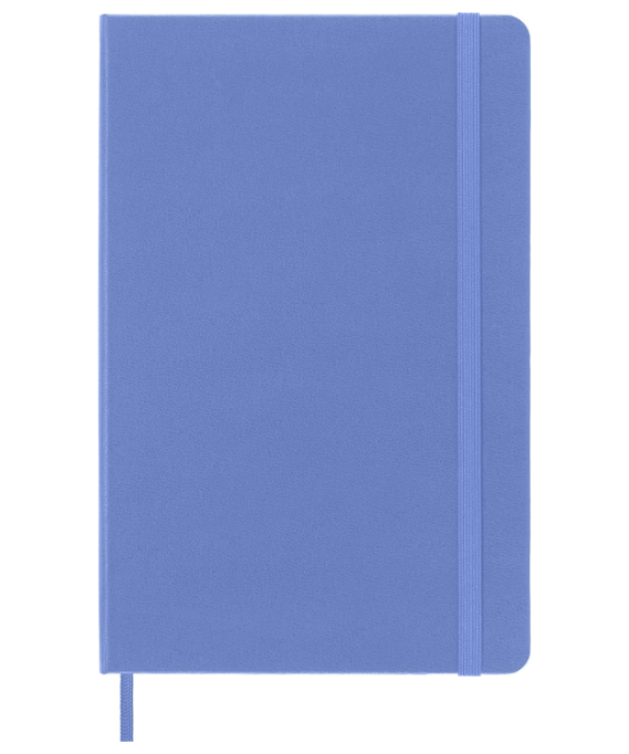 Taccuino Large Rigido Pagina Rigata Blu Ortensia