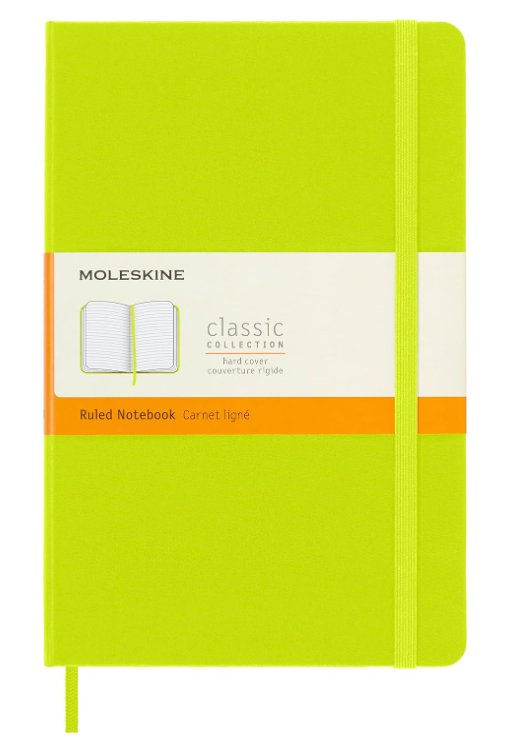 Taccuino Large Rigido Pagina Rigata Verde Lime