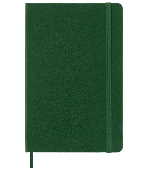 Taccuino Large Rigido Pagina Rigata Verde Mirto