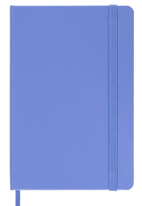 Taccuino Pocket Rigido Pagina Bianca Blu Ortensia