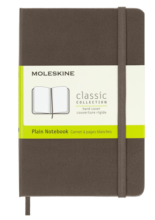 Taccuino Pocket Rigido Pagina Bianca Marrone