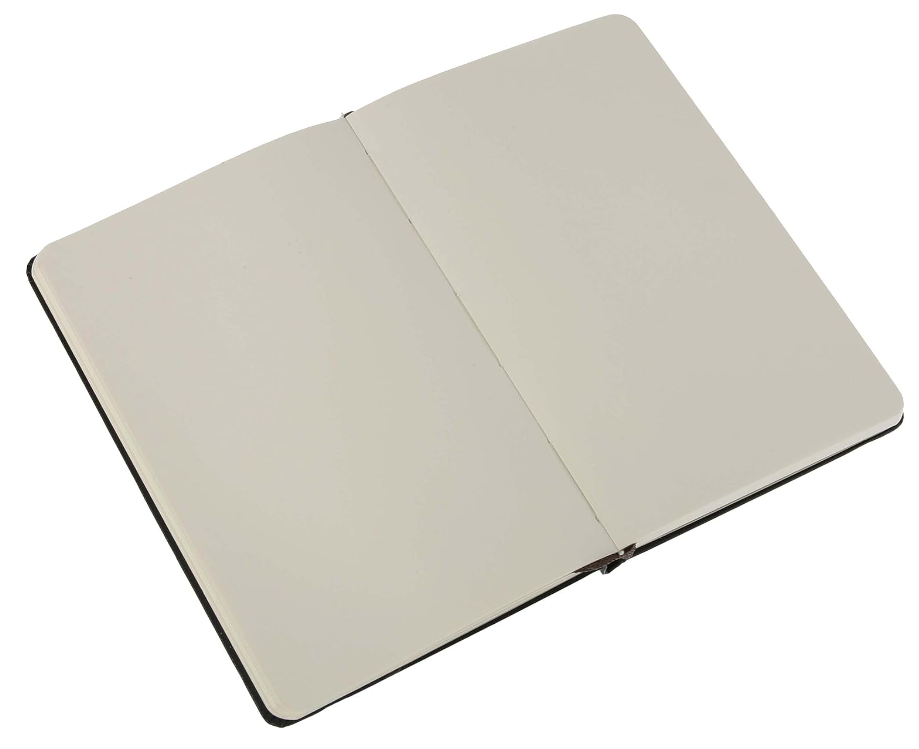 Taccuino Pocket Rigido Pagina Bianca Nero