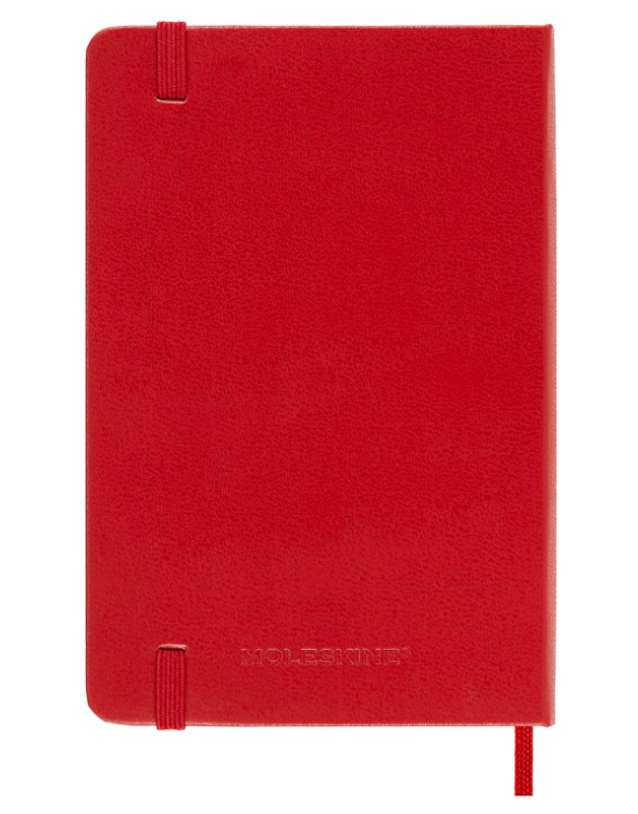 Taccuino Pocket Rigido Pagina Bianca Rosso