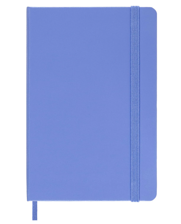 Taccuino Pocket Rigido Pagina Rigata Blu Ortensia