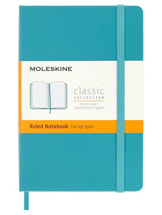 Taccuino Pocket Rigido Pagina Rigata Blu Reef