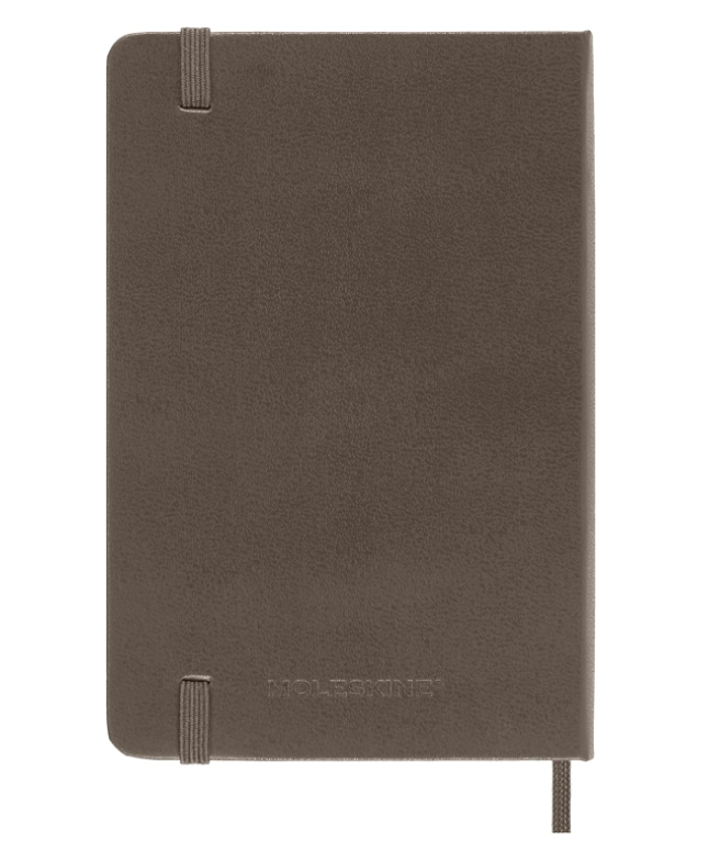 Taccuino Pocket Rigido Pagina Rigata Marrone