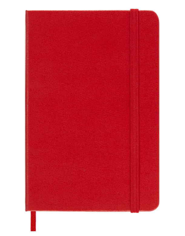 Taccuino Pocket Rigido Pagina Rigata Rosso