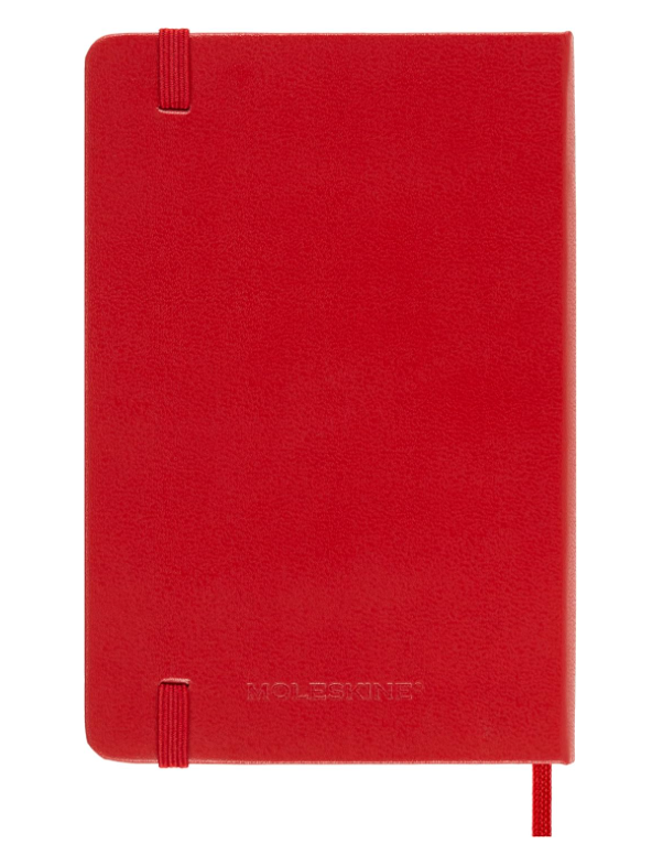 Taccuino Pocket Rigido Pagina Rigata Rosso