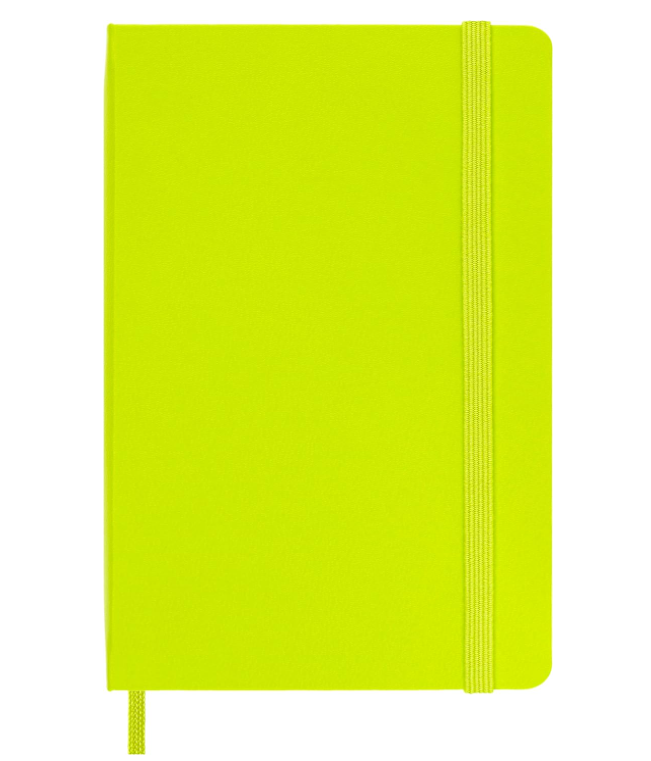 Taccuino Pocket Rigido Pagina Rigata Verde Lime