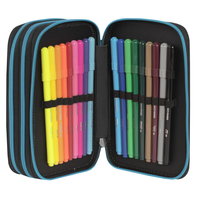 Astuccio 3 Zip Completo One Piece