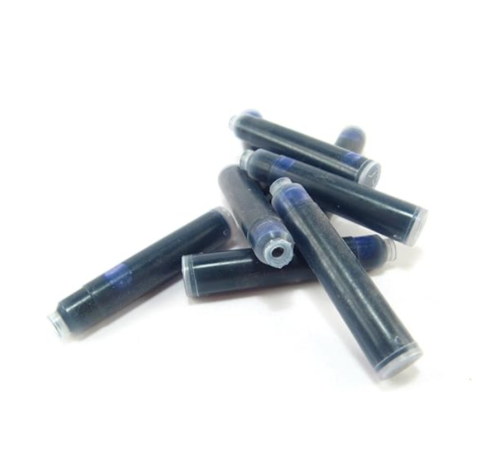 Cartuccia inchiostro per penne stilografiche conf. 6 pezzi Blu Royal 4001