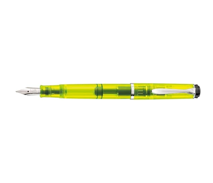 Penna Stilografica 205 Duo Highlighter Neon Yellow + inchiostro fluo Gift Set