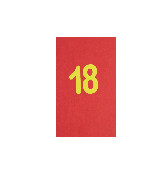 Biglietto Augurale Origami 18 Anni Torta