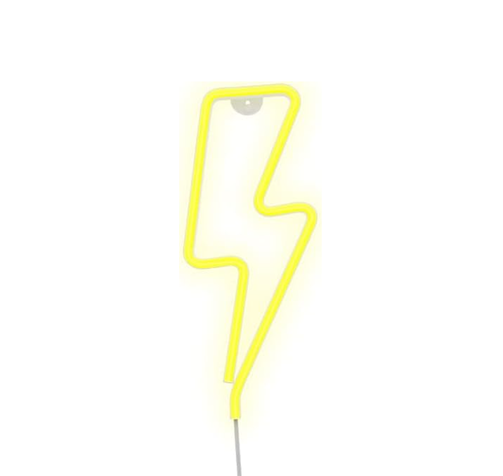 Lampada da parete Neon Led Fulmine