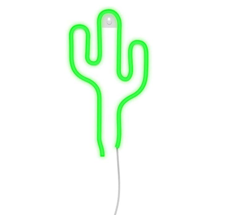 Lampada da parete Neon Led Cactus