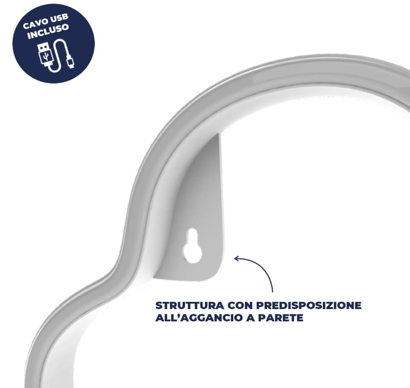 Lampada da parete Neon Led Cactus