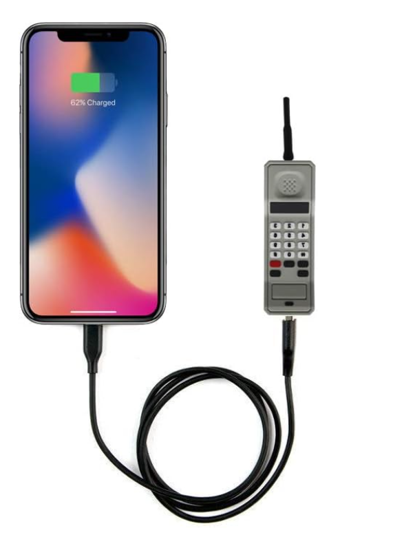 Power Bank 2600 mAh a forma di Cellulare Vintage