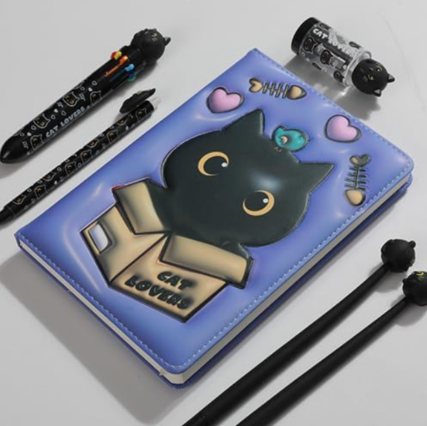 Notebook A5 CAT LOVERS 3D