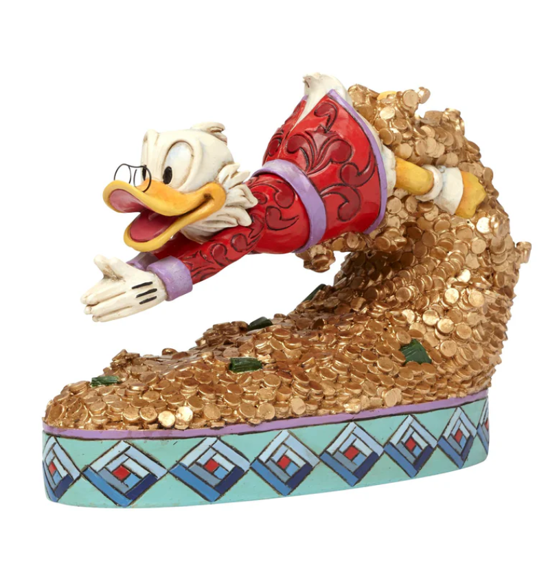 Zio Paperone e il suo tesoro Disney Traditions Jim Shore