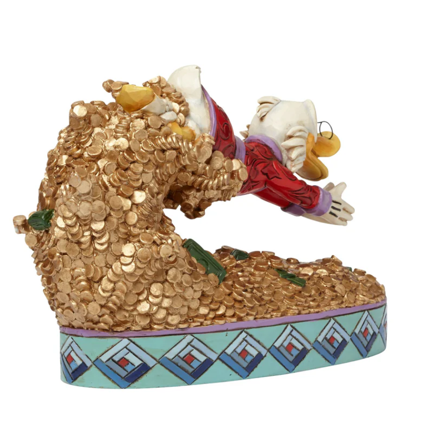 Zio Paperone e il suo tesoro Disney Traditions Jim Shore