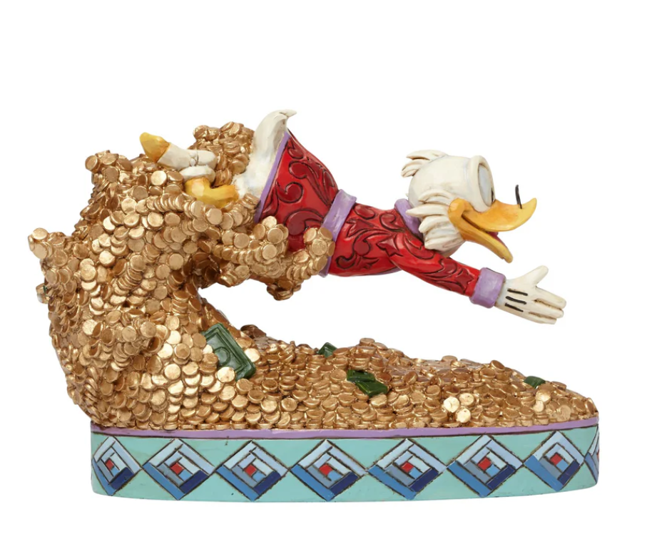 Zio Paperone e il suo tesoro Disney Traditions Jim Shore