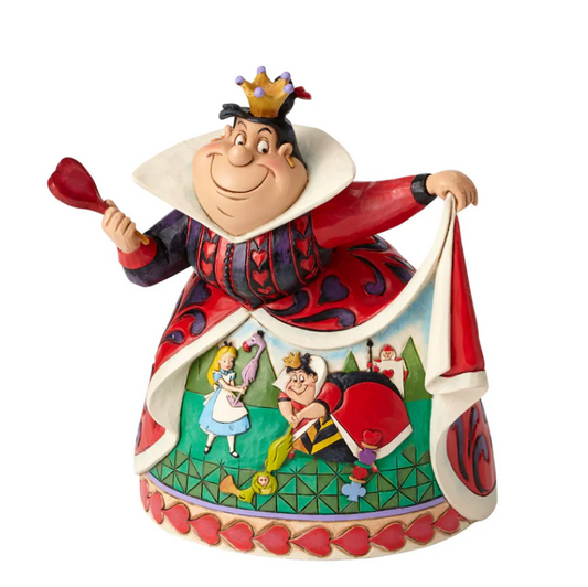 Statuetta Regina Di Cuori 75Th Anniversario Disney Traditions Jim Shore