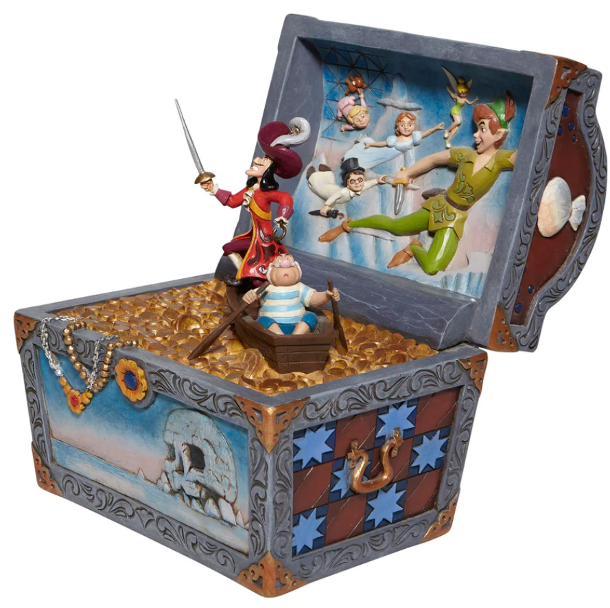 Statuetta Il Tesoro Di Peter Pan - Disney Traditions Jim Shore