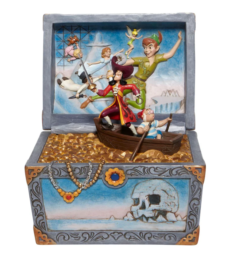 Statuetta Il Tesoro Di Peter Pan - Disney Traditions Jim Shore