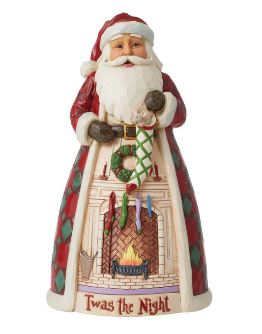 Statuetta Babbo Natale - Camino Vigilia Di Natale - Jim Shore