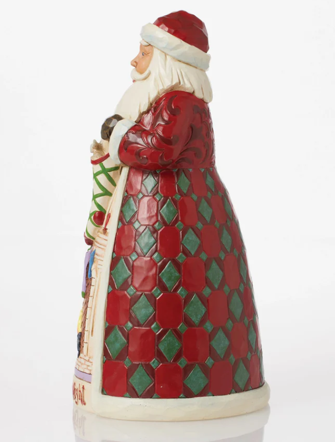 Statuetta Babbo Natale - Camino Vigilia Di Natale - Jim Shore