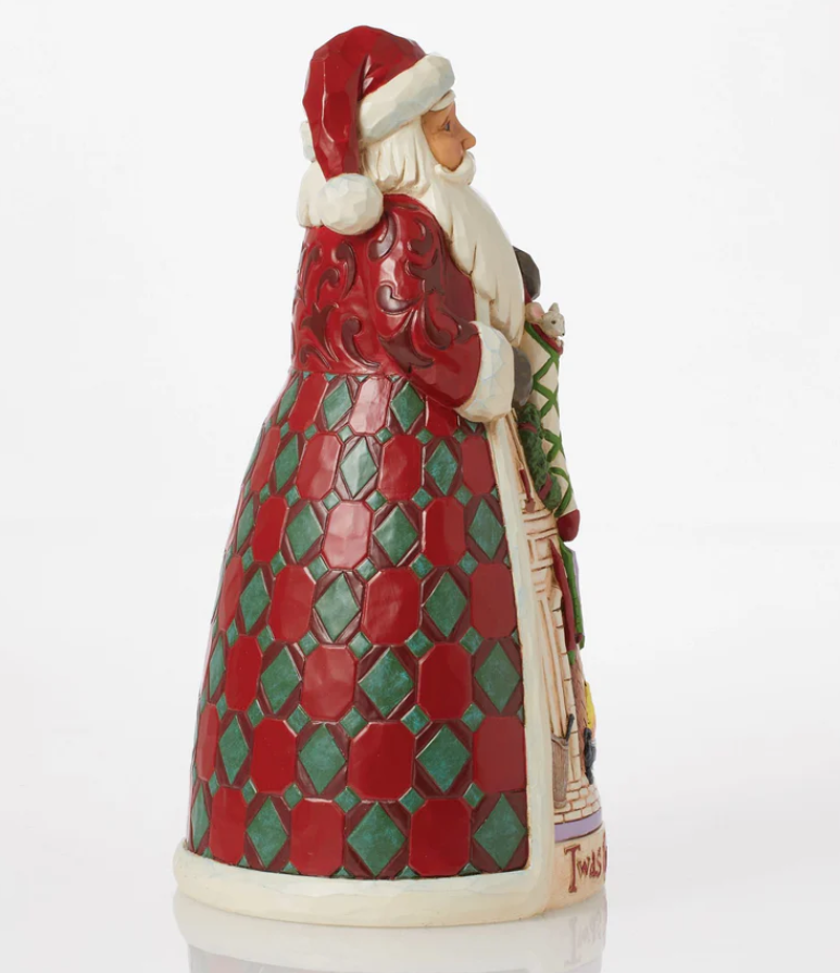 Statuetta Babbo Natale - Camino Vigilia Di Natale - Jim Shore