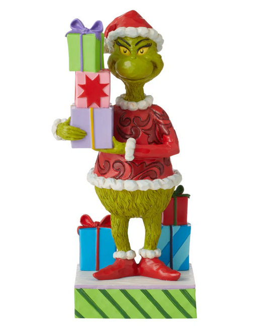 Statuetta Grinch Regali - Jim Shore Grinch