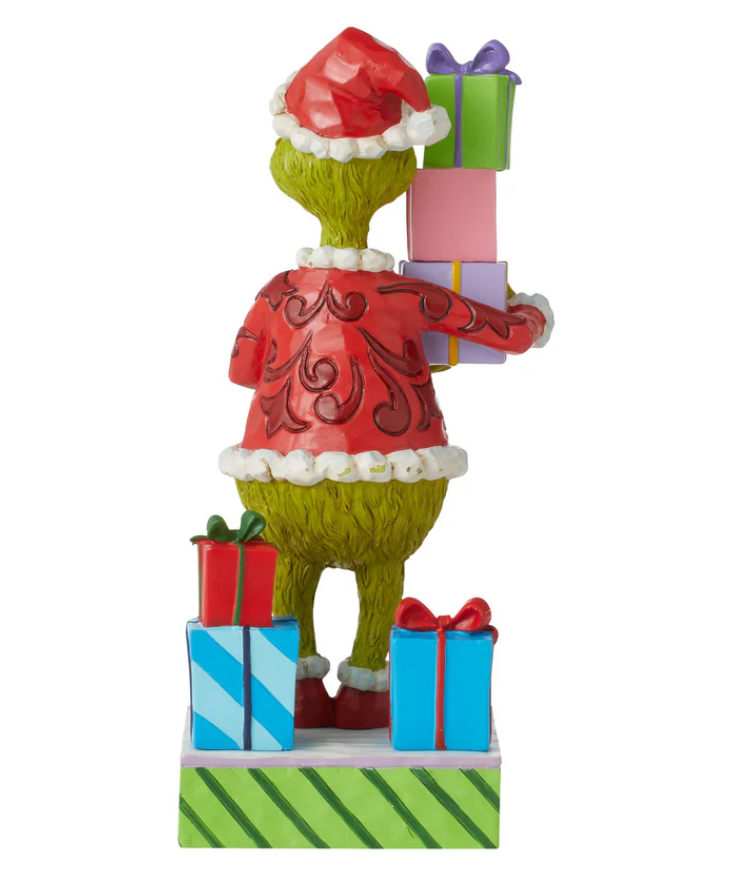 Statuetta Grinch Regali - Jim Shore Grinch