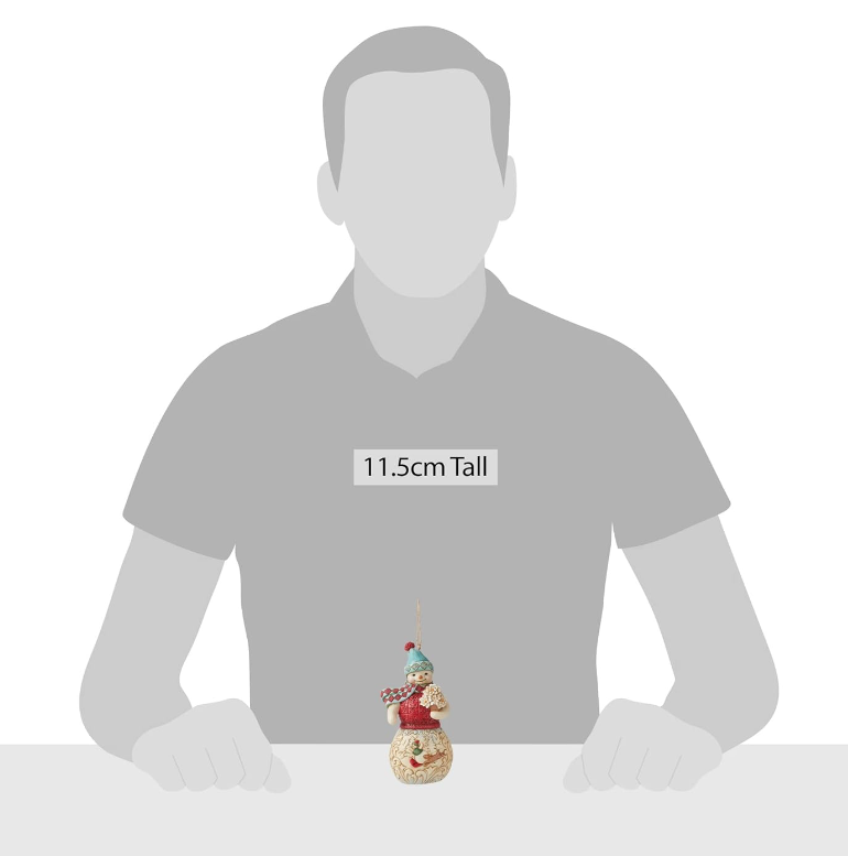 Statuetta Pupazzo di neve Jim Shore Heartwood Creek