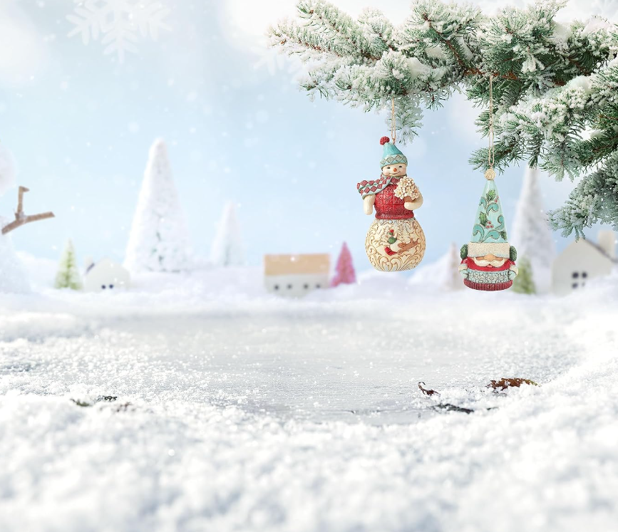 Statuetta Pupazzo di neve Jim Shore Heartwood Creek