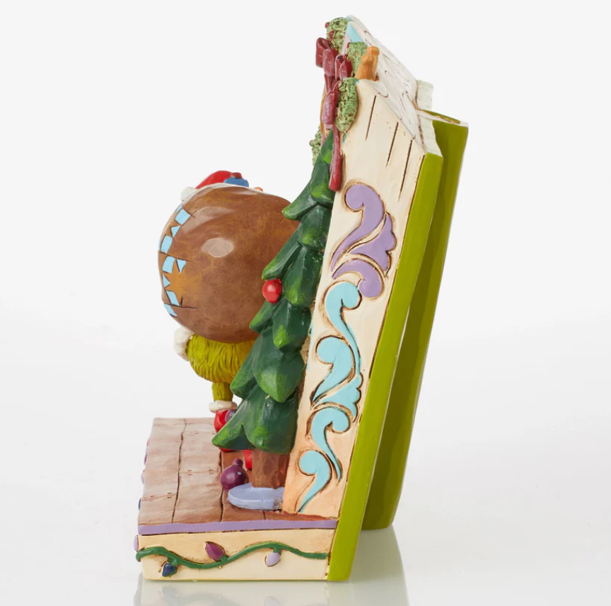 Statuetta Strorybook Il Grinch Ruba I Regali - Jim Shore Grinch