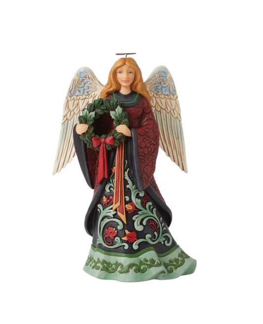 Statuetta Angelo Holiday Manor - Jim Shore Heartwood Creek