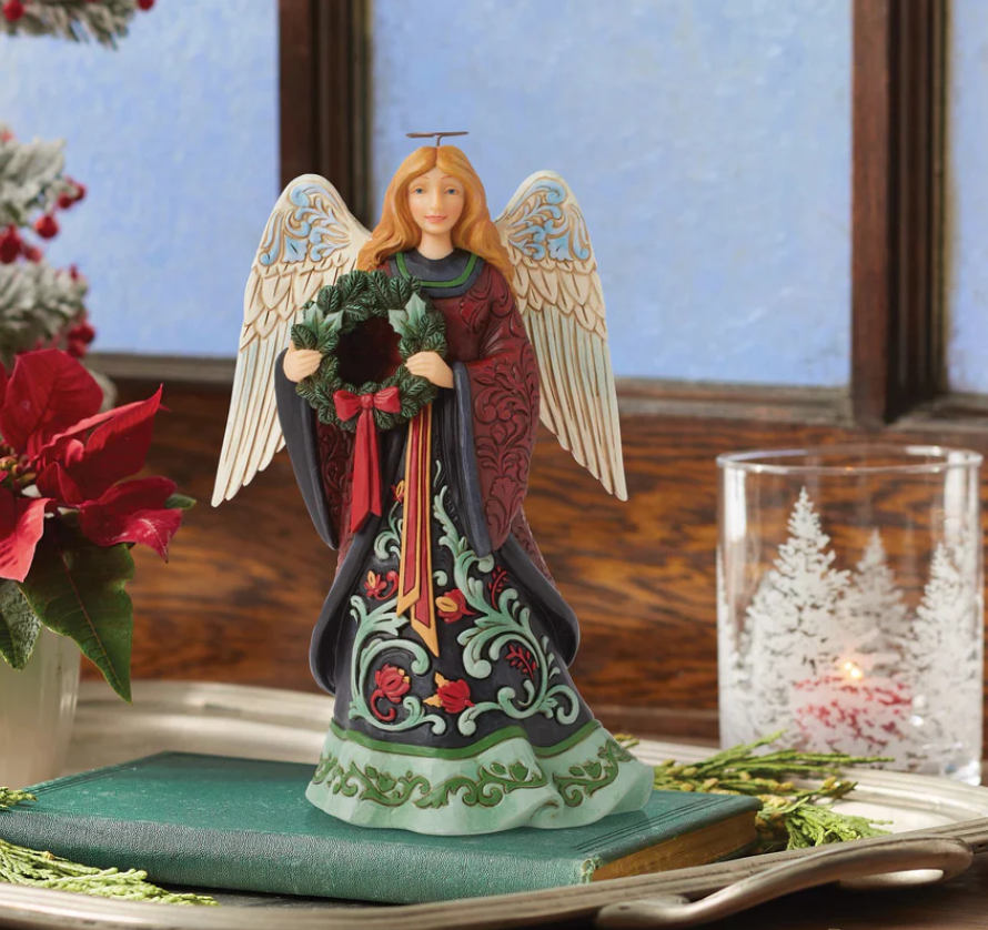 Statuetta Angelo Holiday Manor - Jim Shore Heartwood Creek
