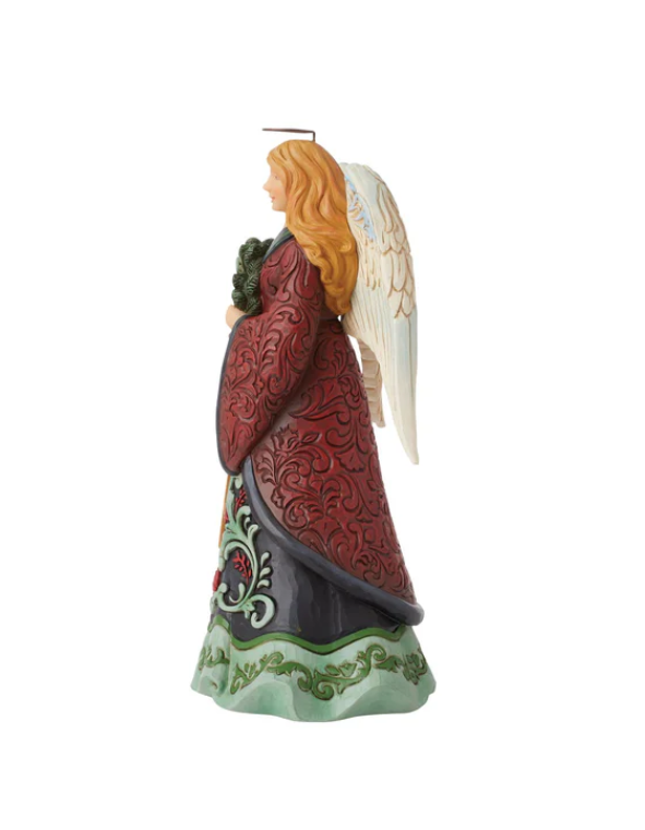 Statuetta Angelo Holiday Manor - Jim Shore Heartwood Creek