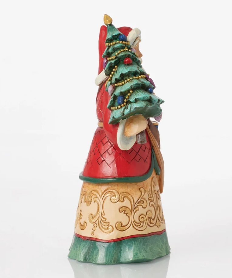 Statuetta Babbo Natale Con Giocattoli Jim Shore Heartwood Creek