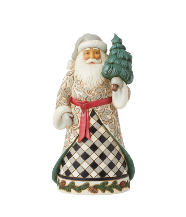 Statuetta Babbo Natale Scozzese Palmer Jim Shore Heartwood Creek