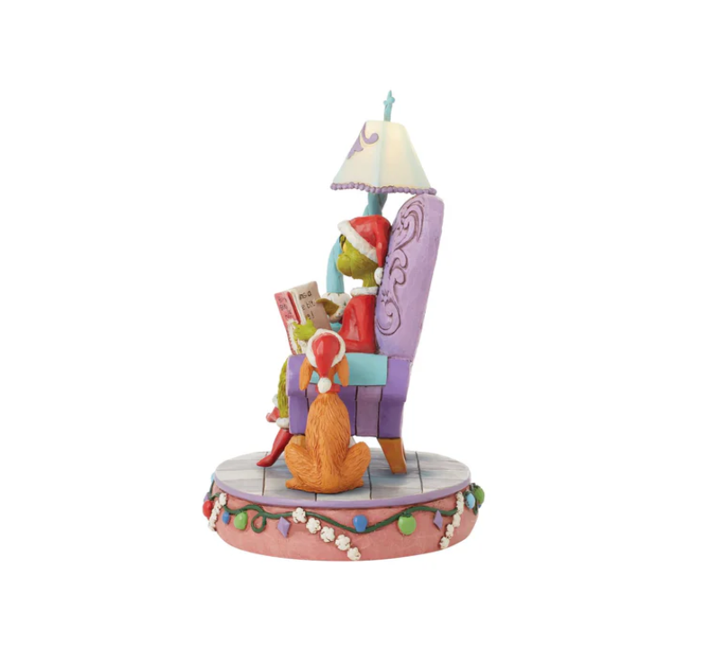 Statuetta Edizione Limitata Grinch Sulla Poltrona Che Legge